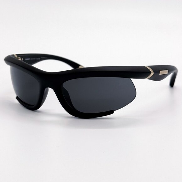 NEW BURBERRY SUNGLASSES BE4462 418687 BLACK UNISEX BURBERRY BE4462 4186/87 main image 4